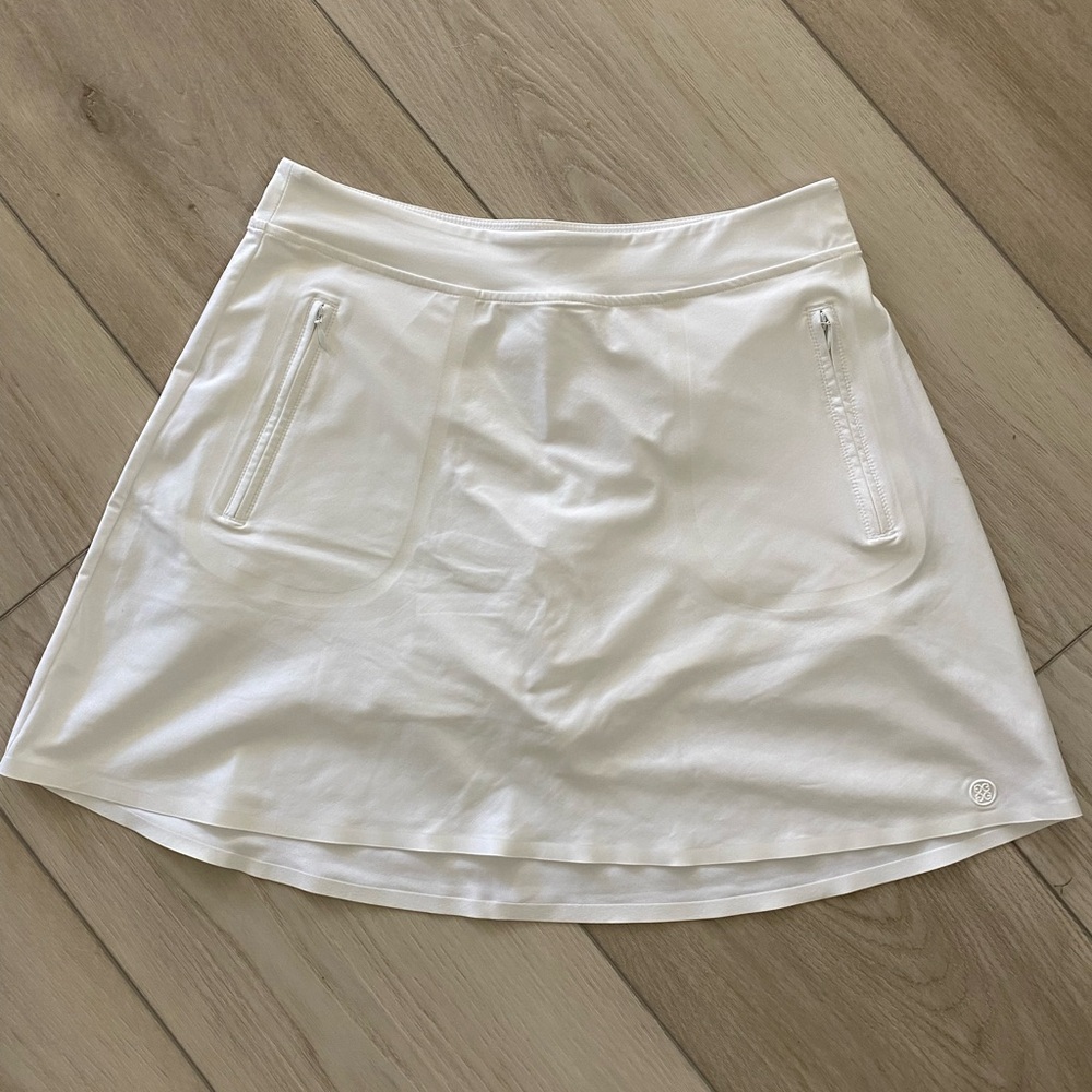 G/FORE white effortless skort